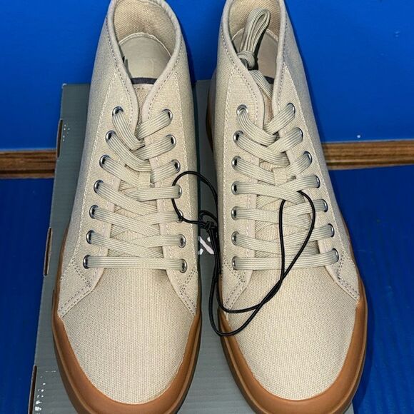 Size 11- Men’s Mutual Weave Casual Athletic Lace Up Freelon Tan Boot Shoes NEW - Picture 4 of 8